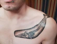 Значение татуировки, изображающей кита